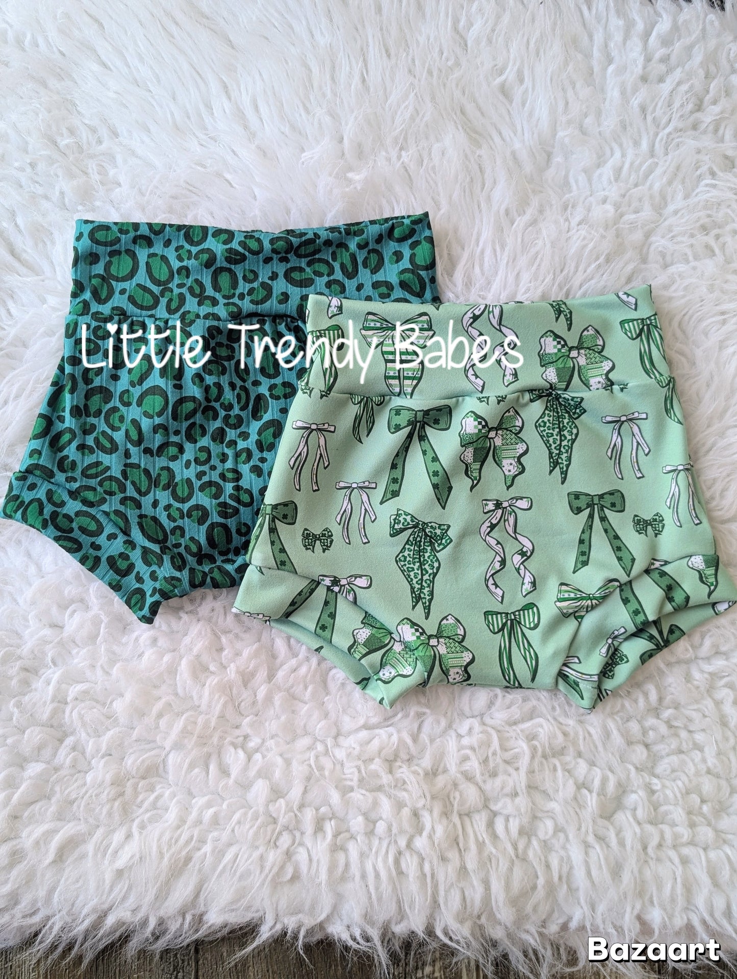 Green bows (12/18M-3T)