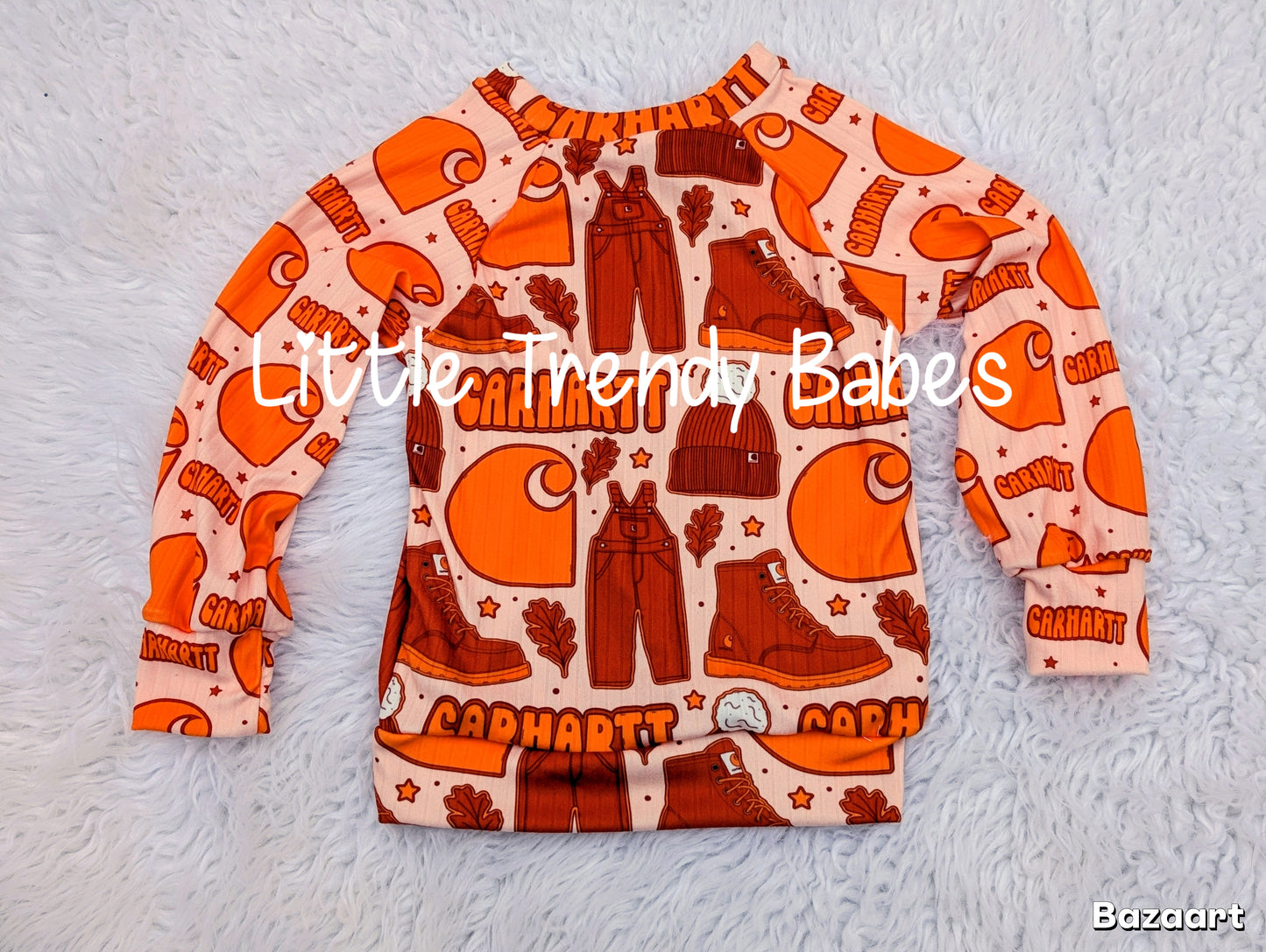 Orange Carhartt (12/18M-3T)