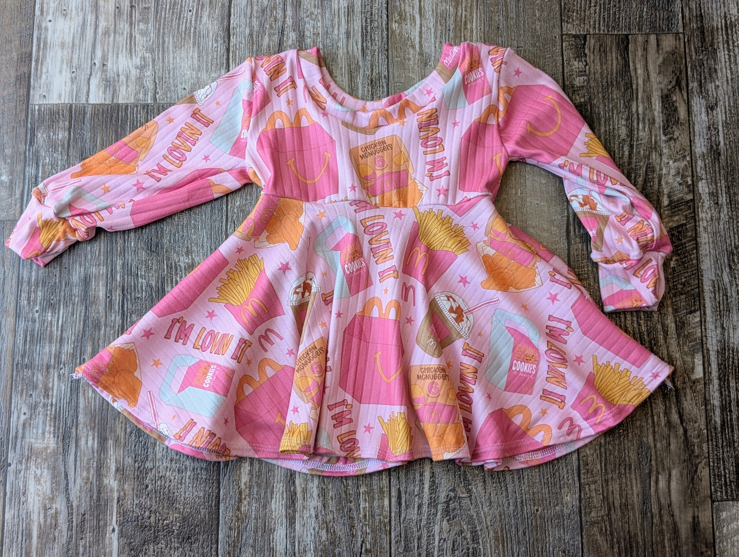 Pink McDonald's (12/18M-3T)